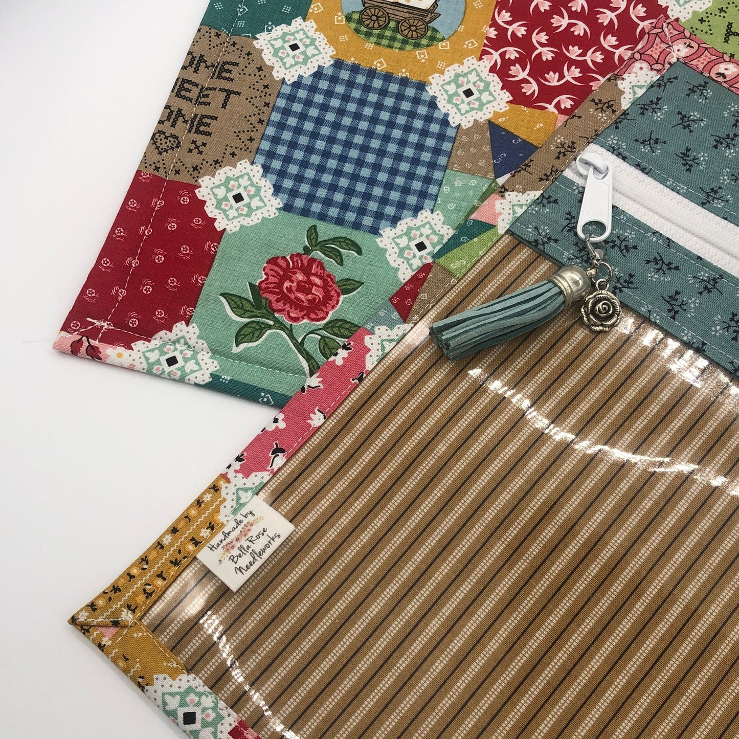 Home Sweet Home ~ Vinyl Front Project Bag