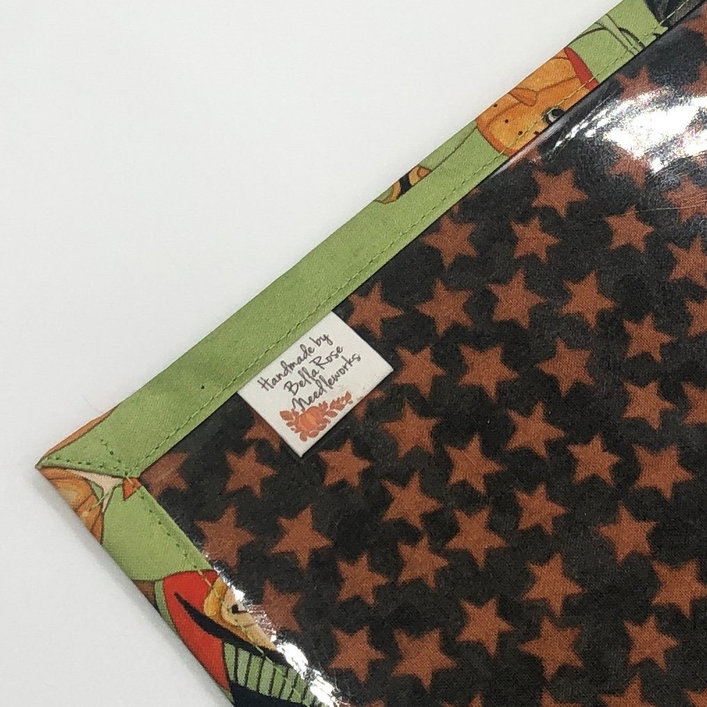 Halloween Whimsy ~ Vinyl Front Project Bag