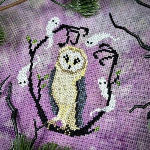 Ominous Owl ~ The Stitch Crypt