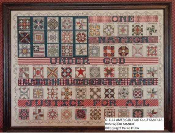 American Flag Quilt Sampler ~ Rosewood Manor