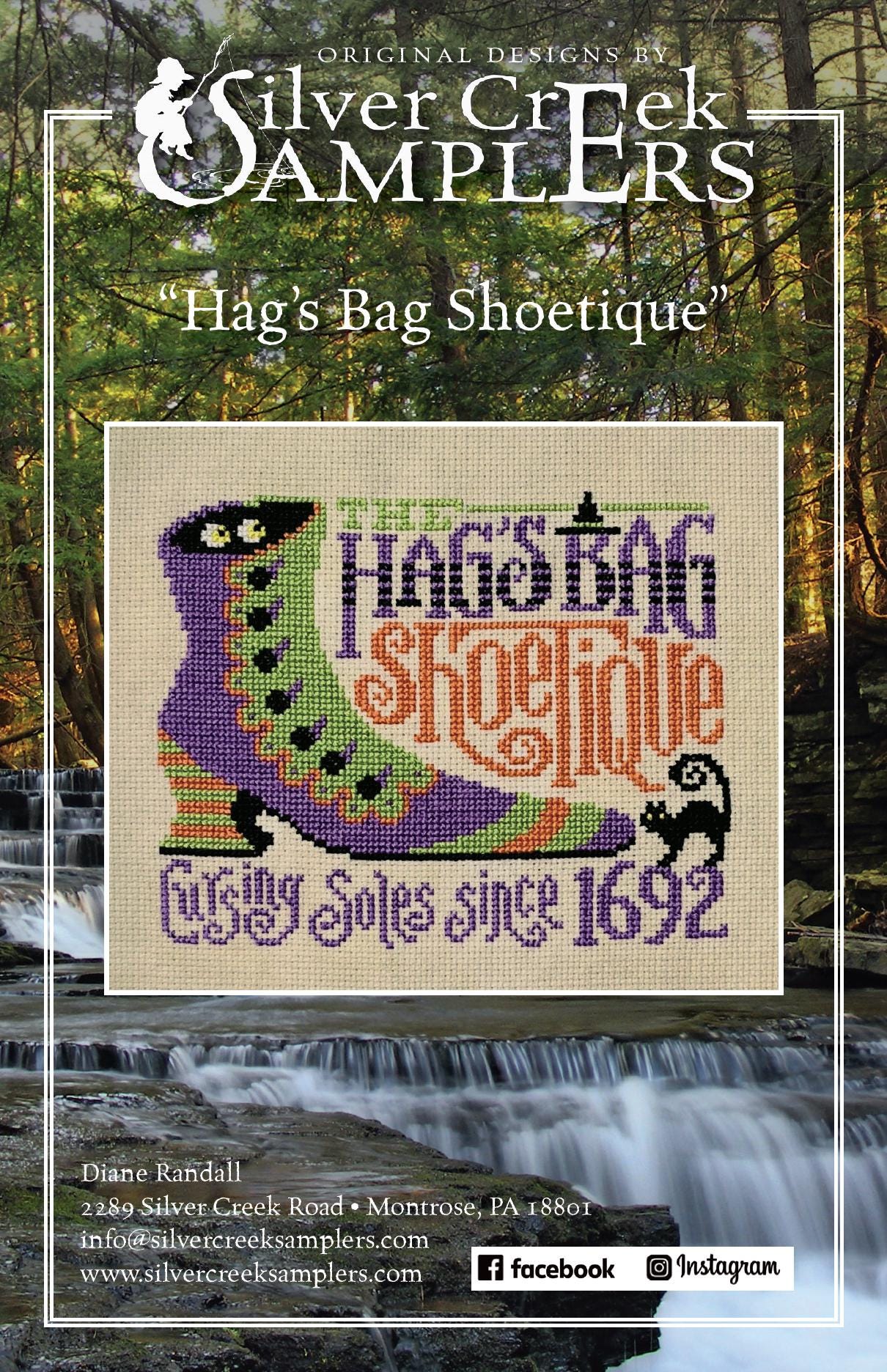 Hag's Bag Shoetique ~ Silver Creek Samplers