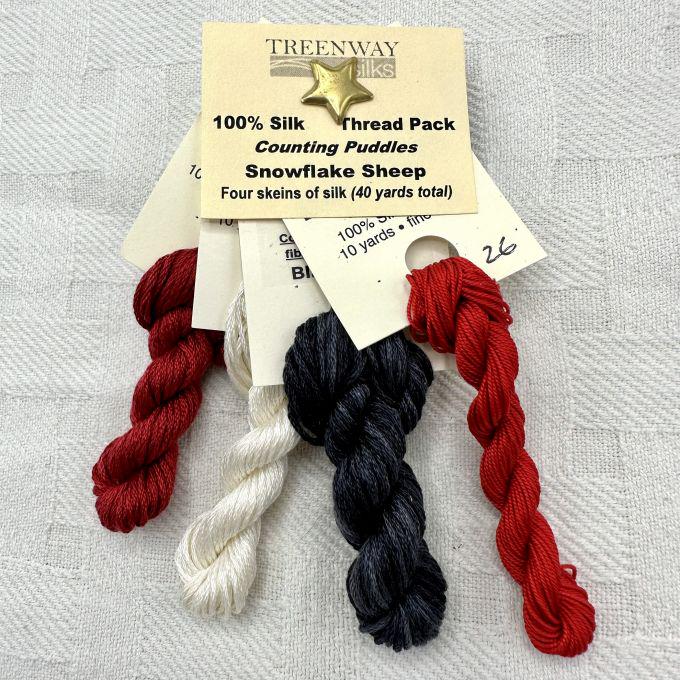 Snowflake Sheep ~ Counting Puddles