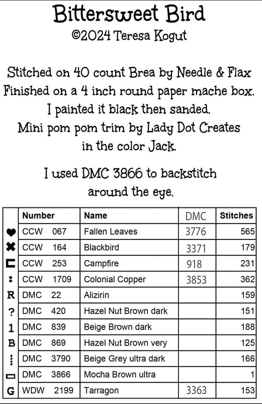 Bittersweet Bird ~ Teresa Kogut
