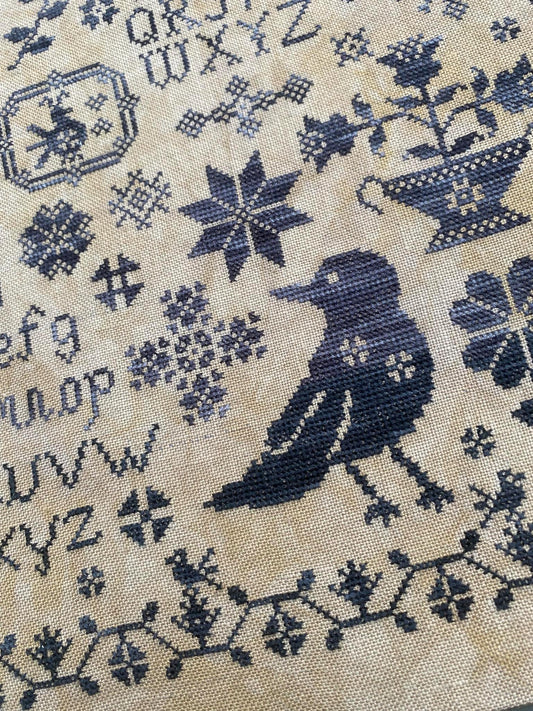 Black Bird Sampler ~ Pansy Patch Quilts & Stitchery