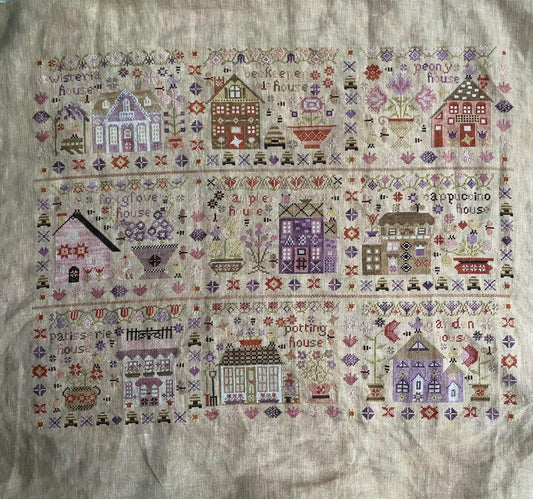Garden House ~ Wisteria Lane Series ~ Pansy Patch Quilts & Stitchery