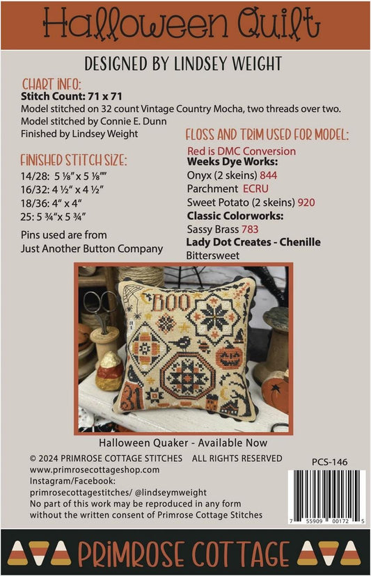 Halloween Quilt ~ Primrose Cottage