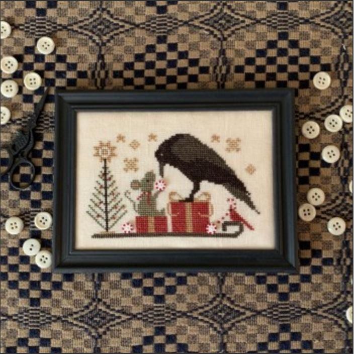 Evergreens & Peppermint ~ Stitches by Ethel