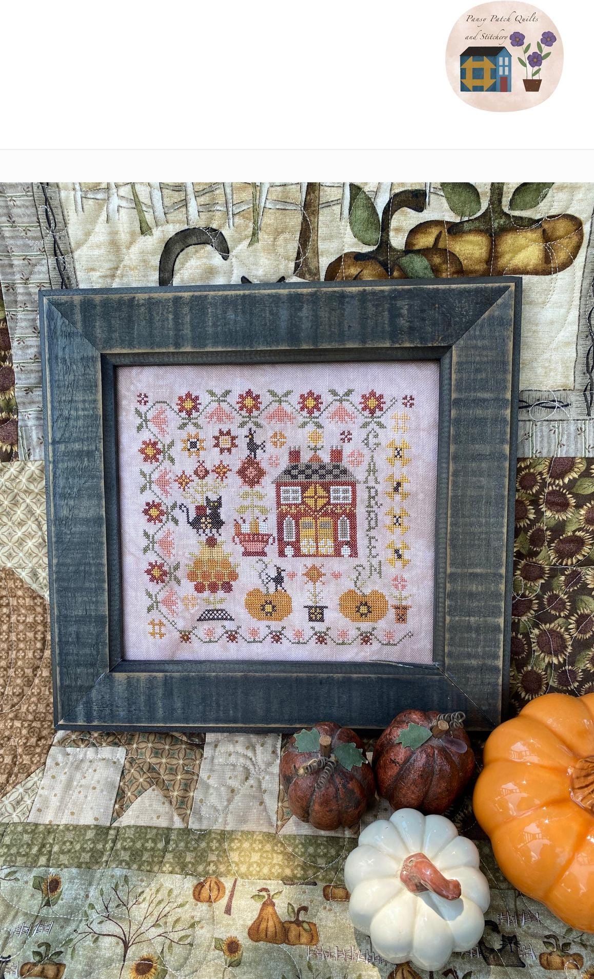 Autumn Garden at Cranberry Manor ~ Pansy Patch Quilts & Stitchery