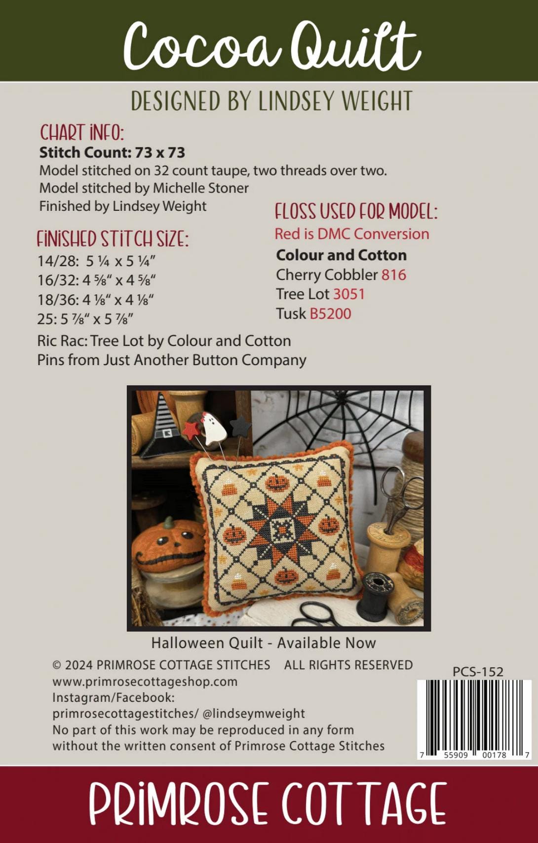 Cocoa Quilt ~ Primrose Cottage