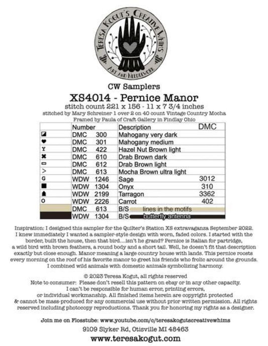 Pernice Manor ~ Teresa Kogut