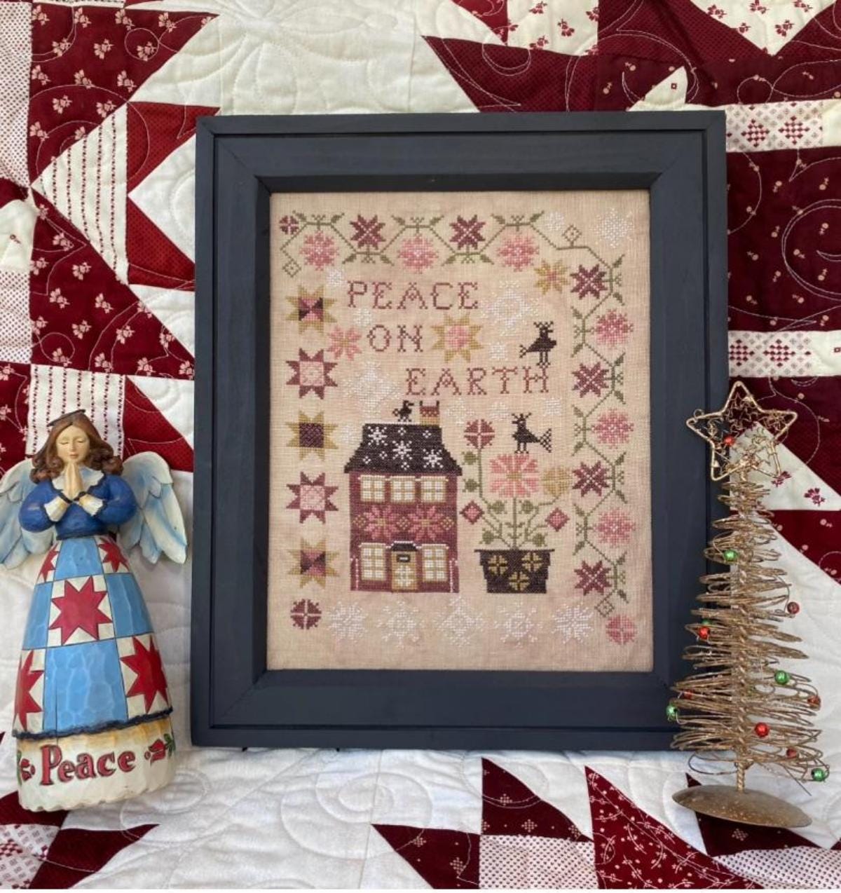 Peace on Earth ~ Pansy Patch Quilts & Stitchery