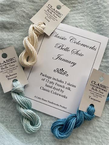 "January" Classic Colorworks Belle Soie Monthly Silk Pack ~ Belle Soie Silks