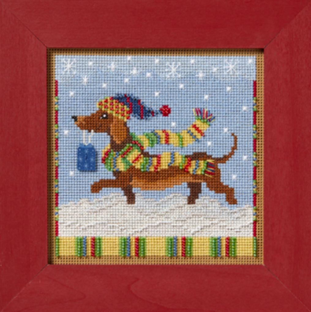 Dashing Dachshund ~ Beaded Kit ~ Mill Hill Buttons and Beads
