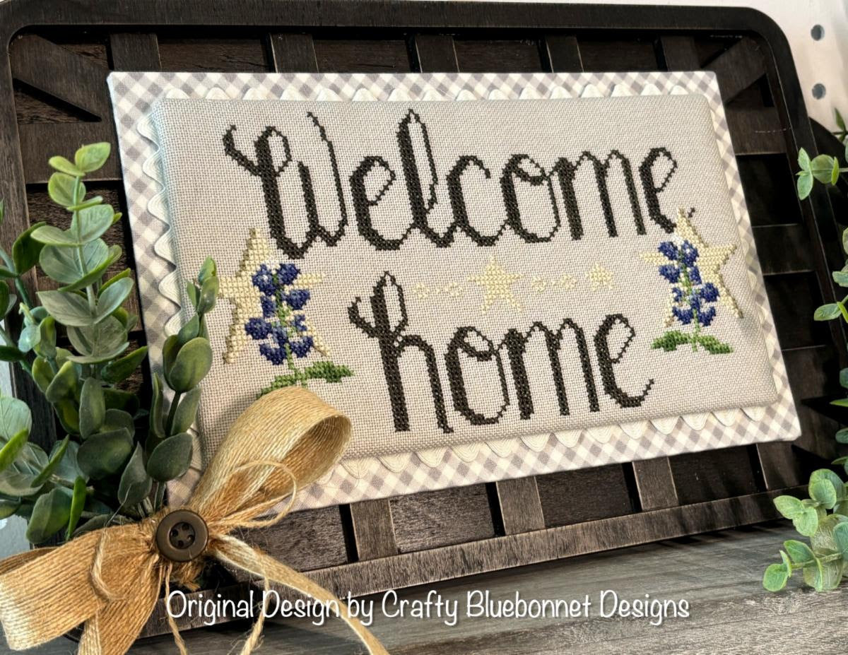 Bluebonnet Welcome ~ Crafty Bluebonnet Designs