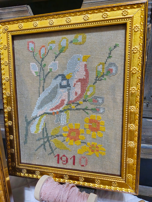 *PREORDER* 1910 Birds and Pears ~ Quaint Rose Needlearts ~ Nashville Needlework Market 2026