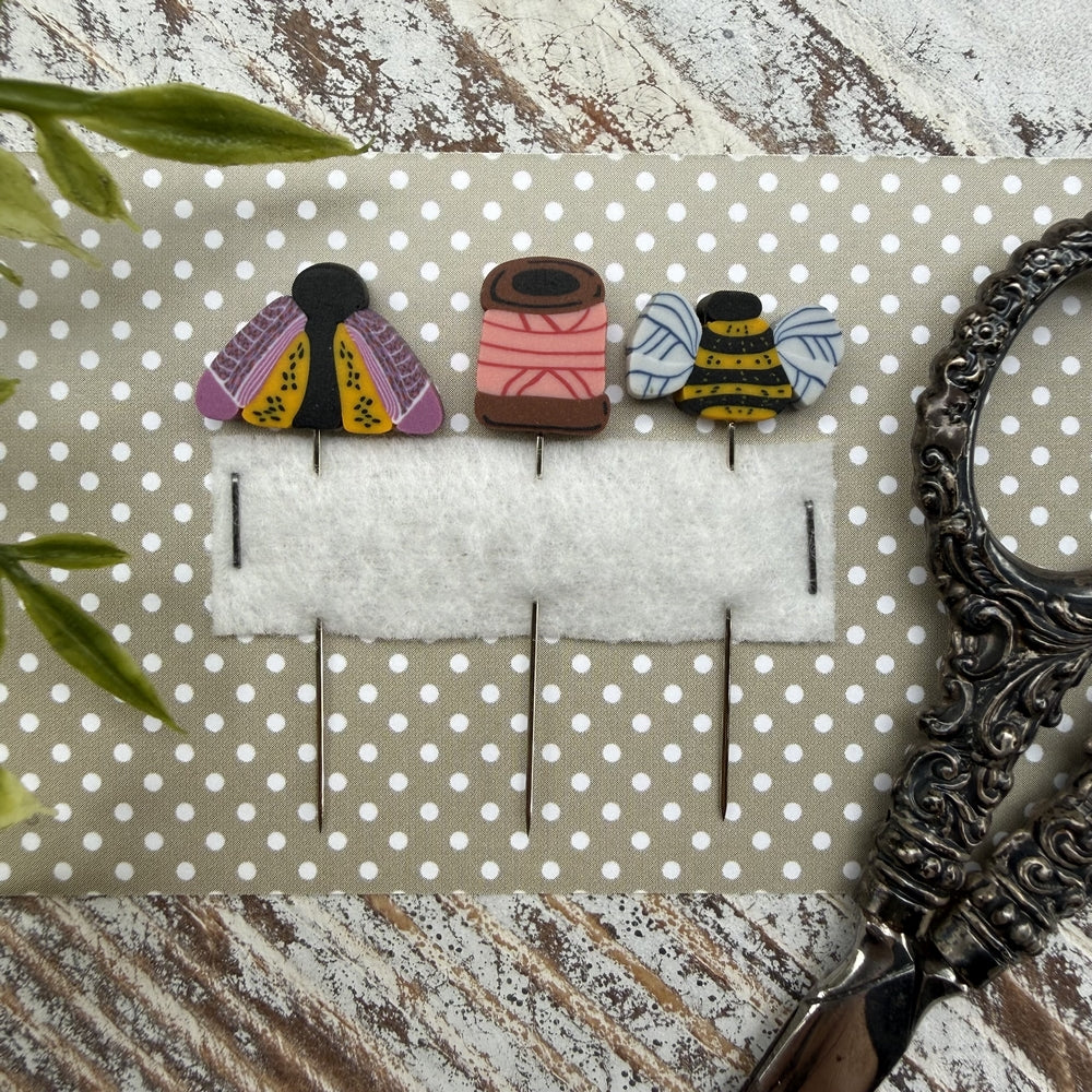 *PREORDER* Spring Trinkets Pin Set ~ Puntini Puntini ~ Nashville Needlework Market 2026