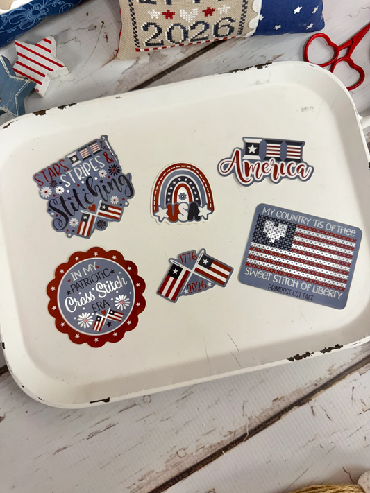 4th of July Sticker Pack ~ Primrose Cottage