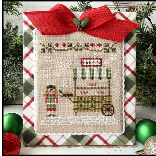 Christmas Market #6 - Christmas Crepe Stand ~ Country Cottage Needleworks
