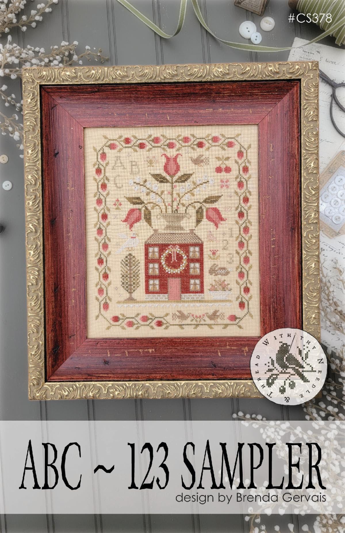 ABC - 123 Sampler ~ With Thy Needle & Thread ~ Nashville Needlework Market 2026