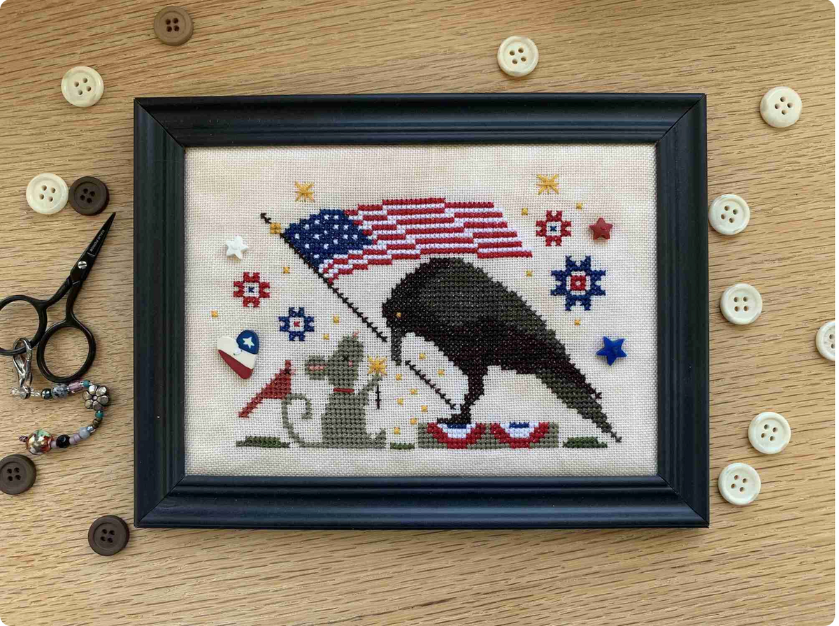 A Day for Freedom ~ Stitches by Ethel