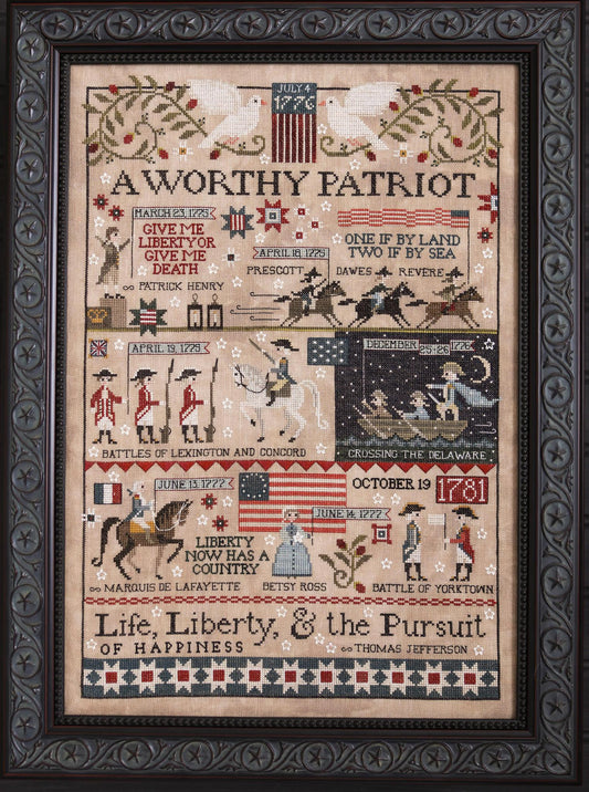 *PREORDER* A Worthy Patriot ~ Plum Street Samplers ~ Nashville Needlework Market 2026