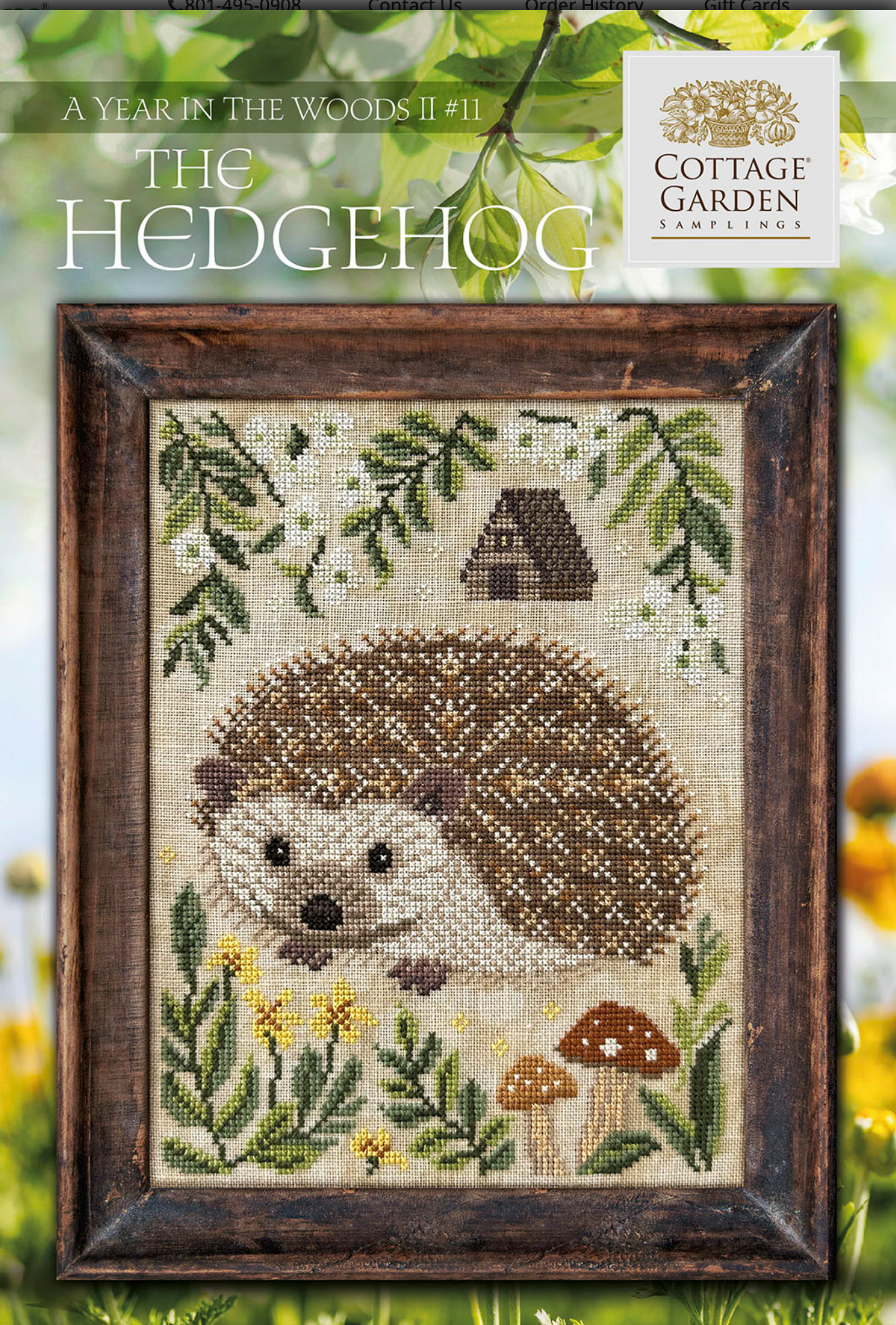 The Hedgehog ~ A Year in the Woods 2 ~ Cottage Garden Samplings