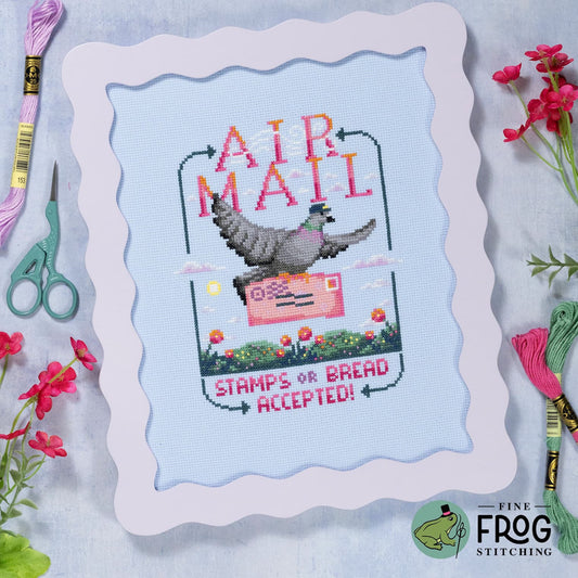 * PREORDER * Air Mail ~ Fine Frog Stitching ~ Needlework Marketplace 2026