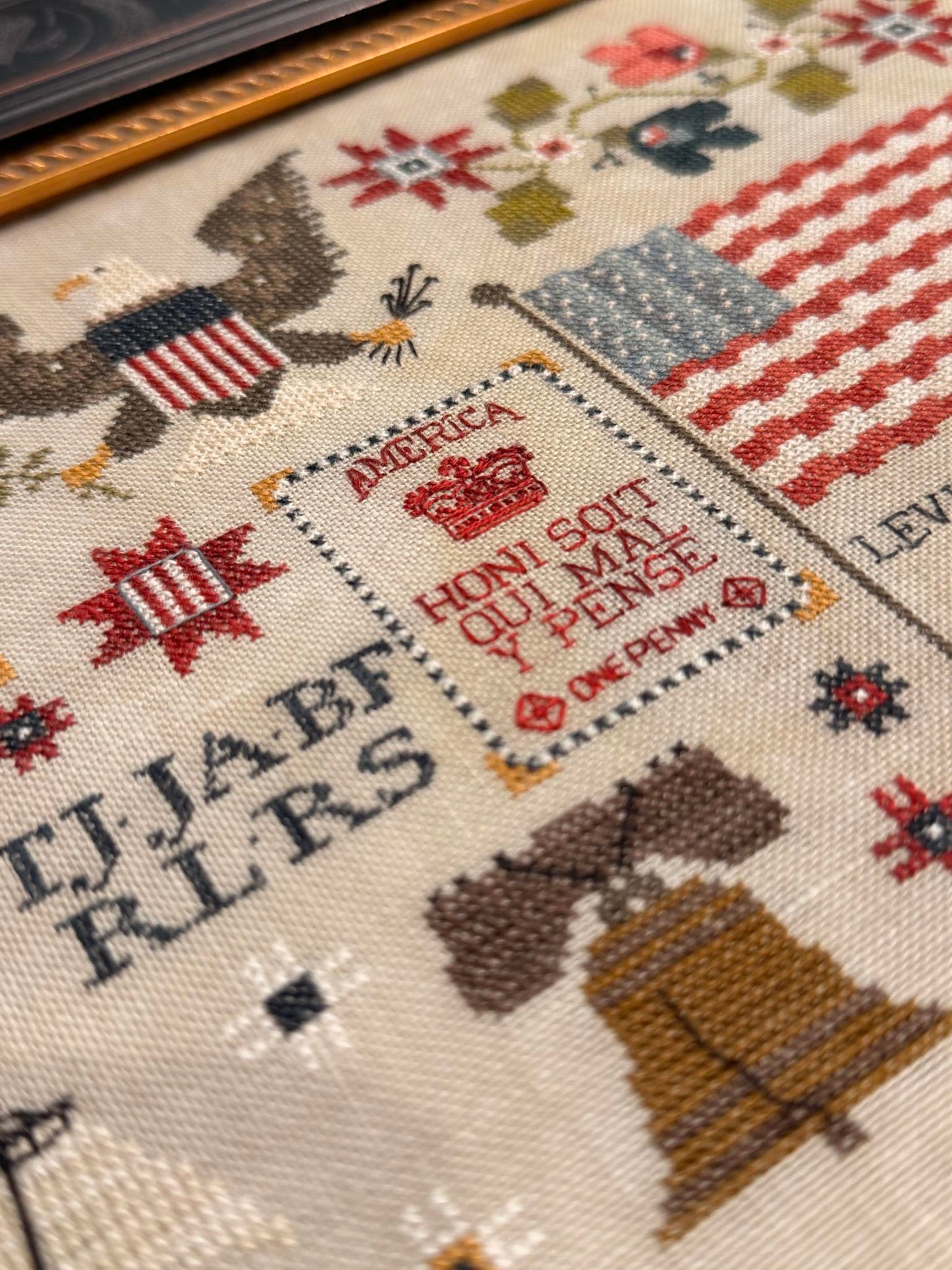 America 250 - Chart & Floss Pack ~ Plum Street Samplers