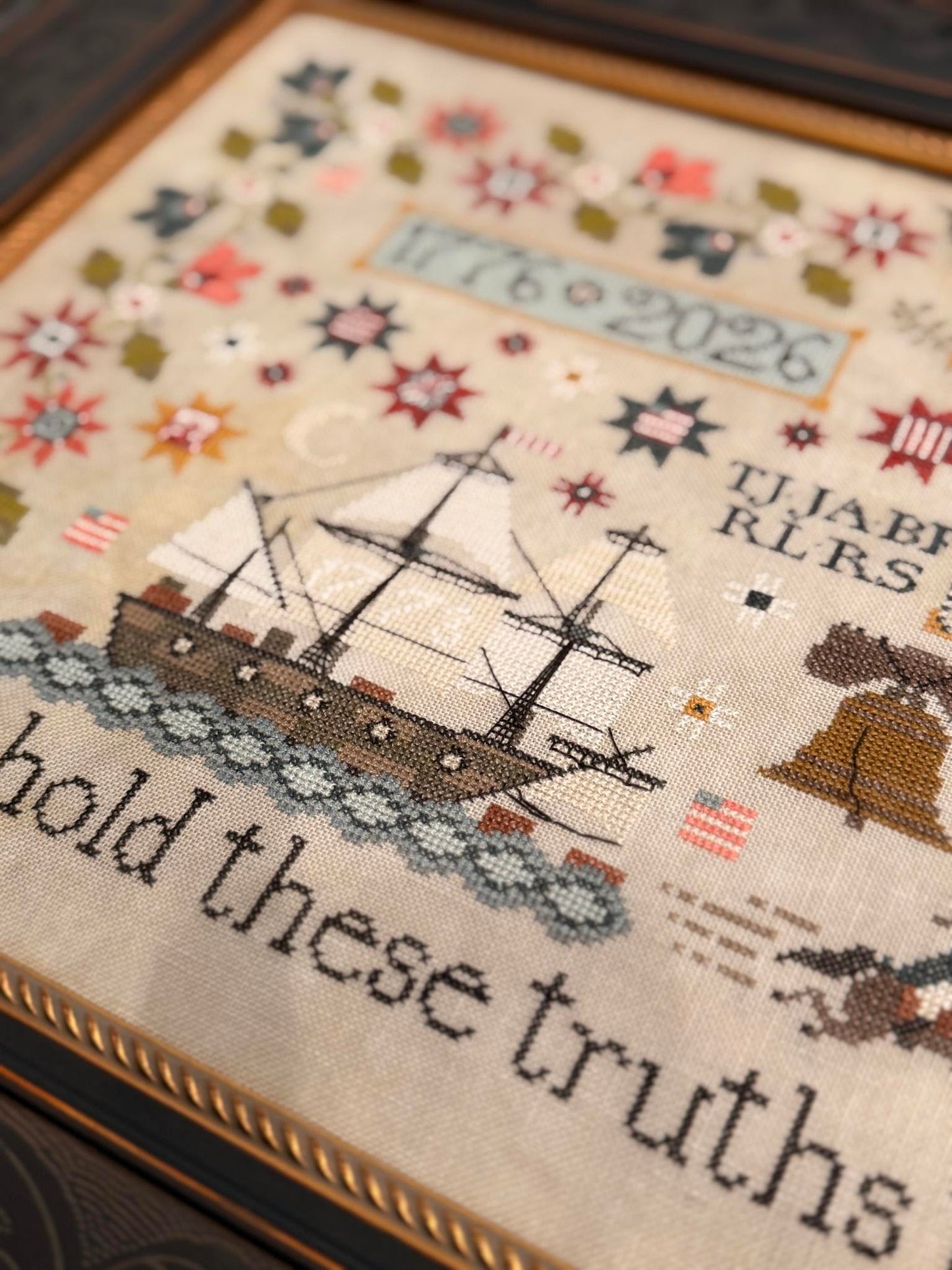America 250 - Chart & Floss Pack ~ Plum Street Samplers