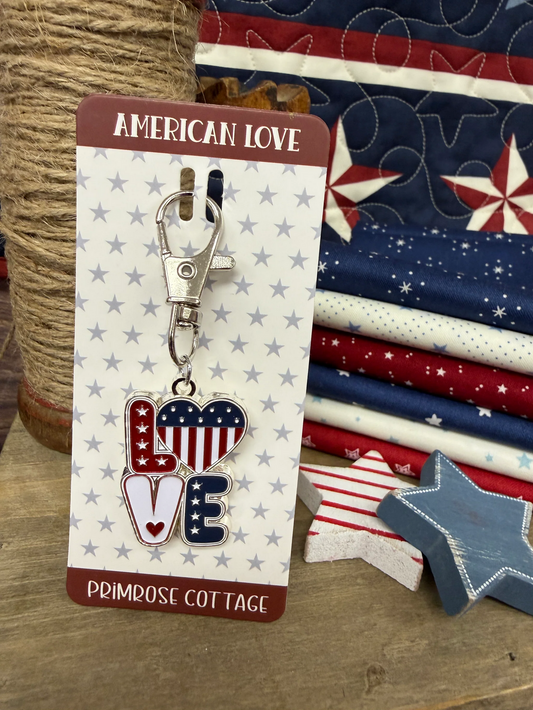 American Love Charm ~ Primrose Cottage