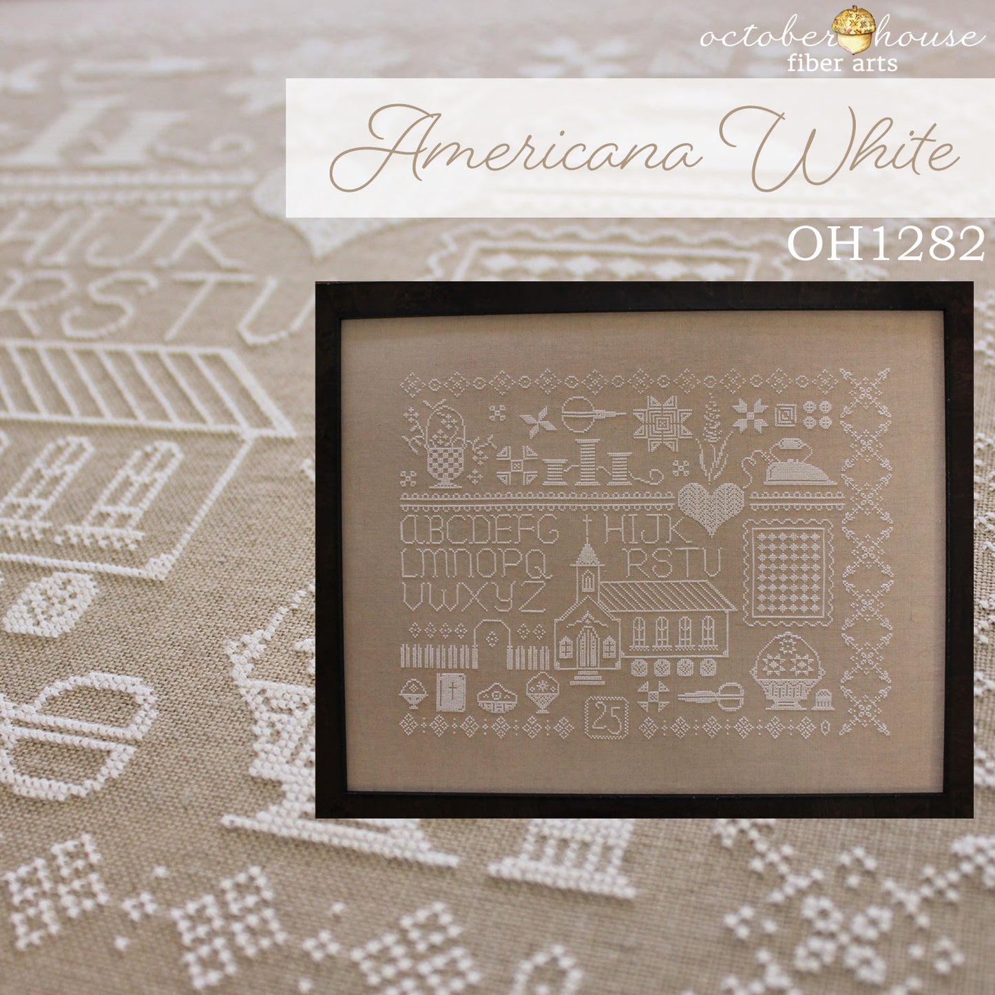 Americana White ~ October House Fiber Arts