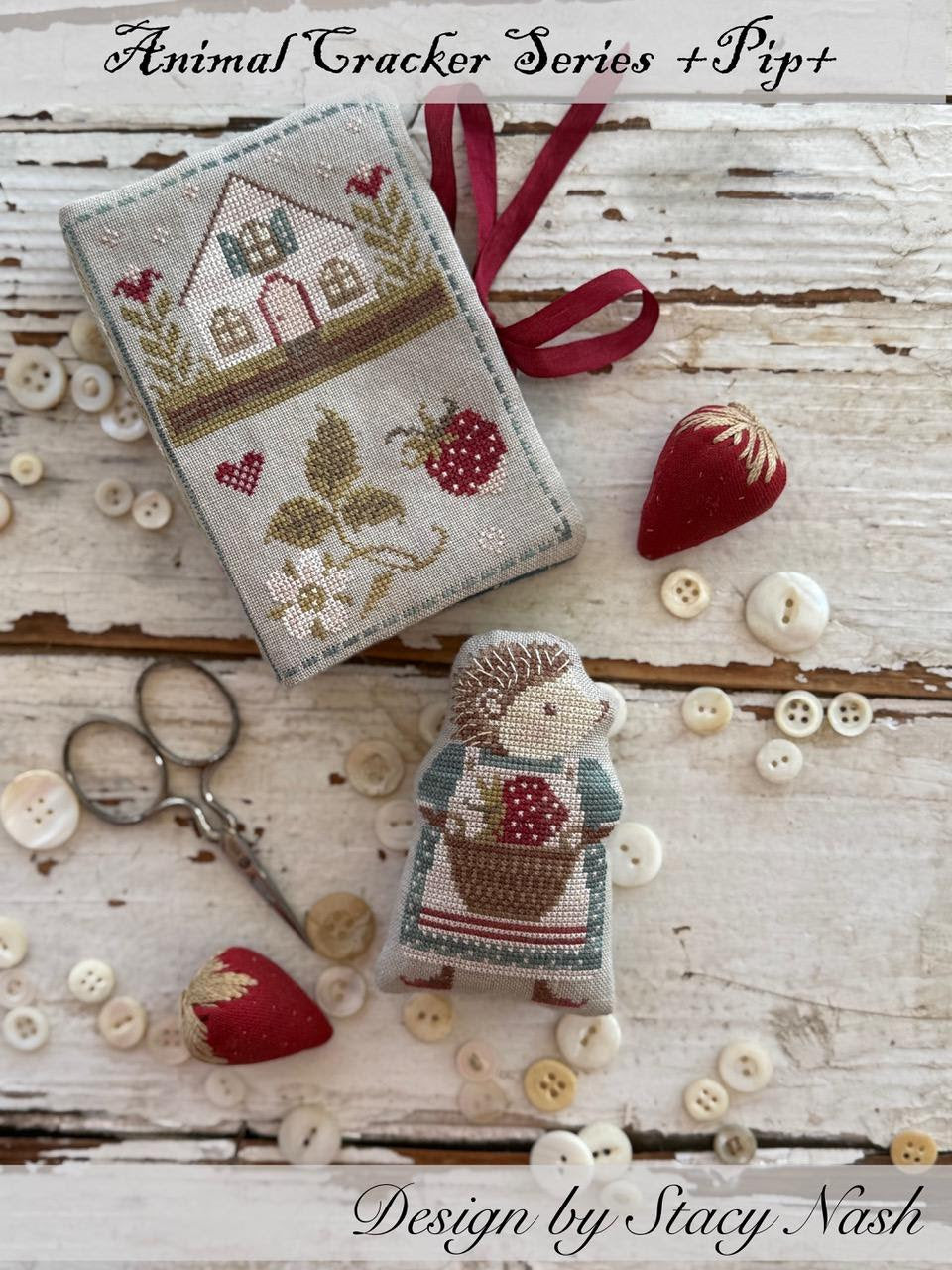 Animal Crackers Series +Pip+ ~ Stacy Nash ~ Nashville Needlework Market 2026