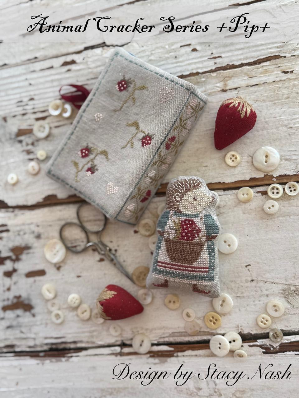 Animal Crackers Series +Pip+ ~ Stacy Nash ~ Nashville Needlework Market 2026