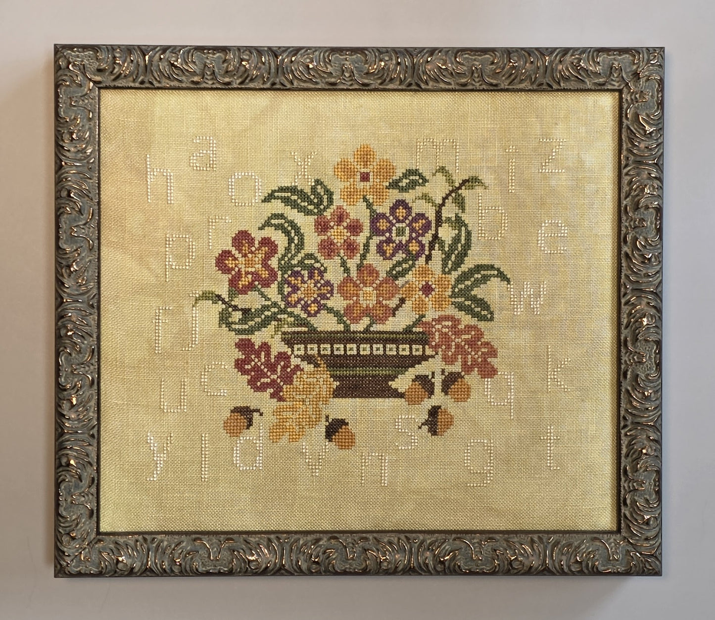 * PREORDER * Autumn Basket Sampler ~ Wildflower Stitching ~ Needlework Marketplace 2026
