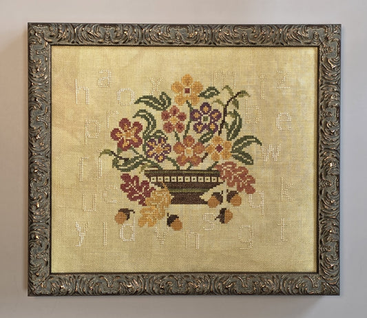 * PREORDER * Autumn Basket Sampler ~ Wildflower Stitching ~ Needlework Marketplace 2026