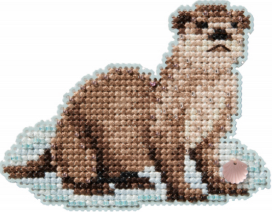 Autumn Harvest Collection "Otter" ~ Beaded Kit ~ Mill Hill