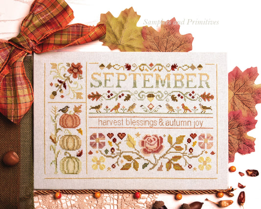 * PREORDER * Autumn Joy ~ Samplers and Primitives ~ Needlework Marketplace 2026