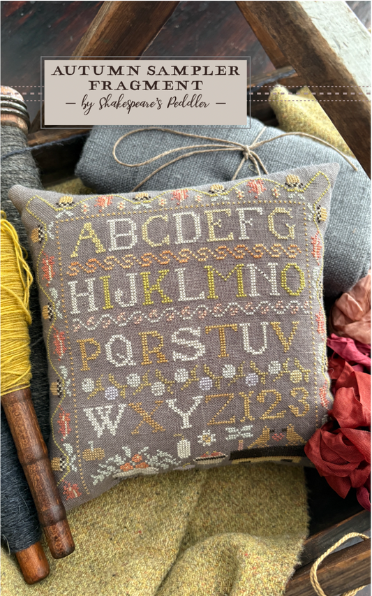 *PREORDER* Autumn Sampler Fragment ~ Shakespeare's Peddler ~ Nashville Needlework Market 2026