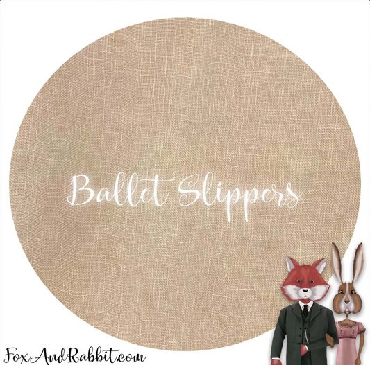 Ballet Slippers ~ 18 Count Aida ~ Fox and Rabbit