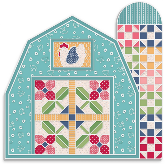 Magnetic Scissor Minder Barn ~ Lori Holt