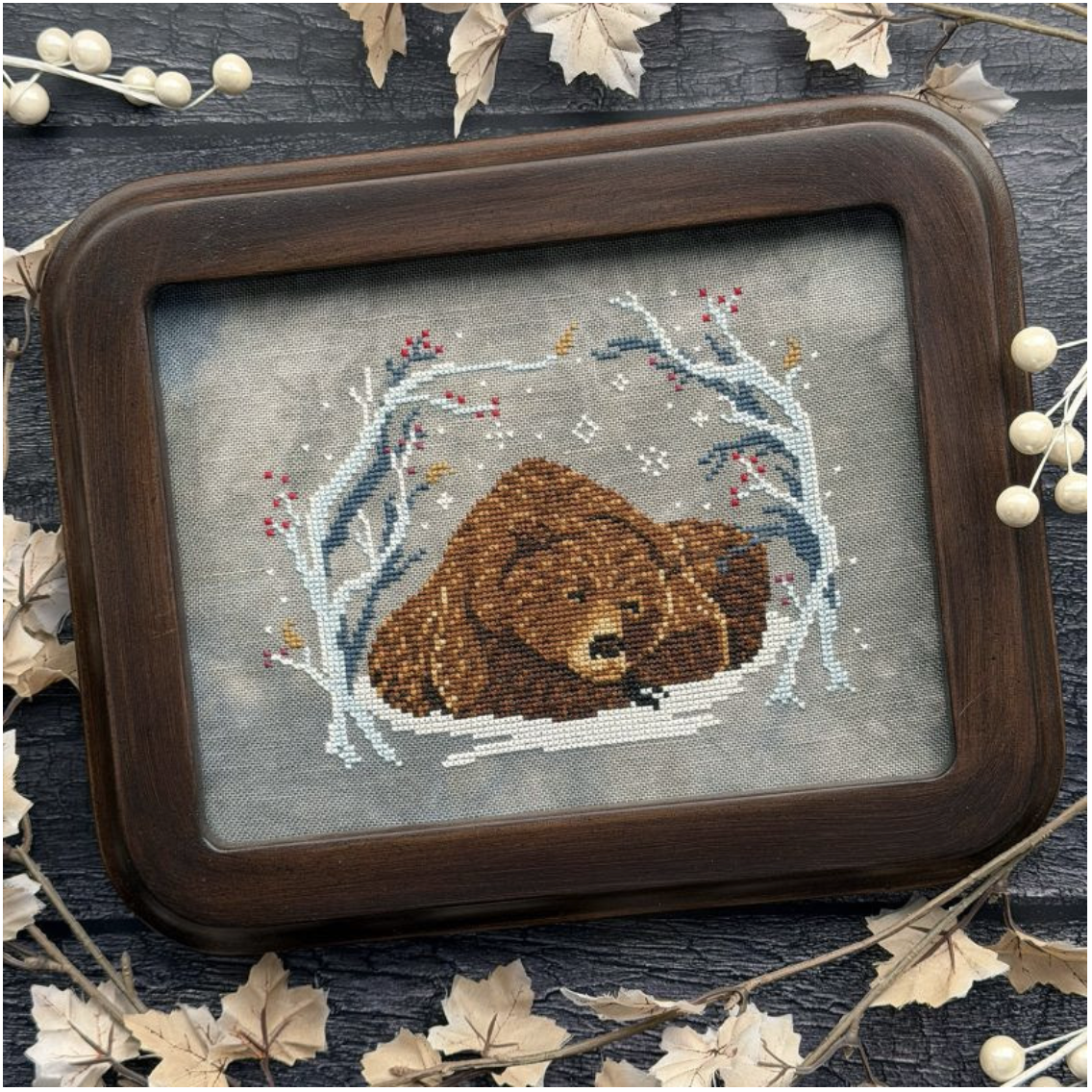 * PREORDER * Bear in the Den ~ The Stitch Crypt ~ Needlework Marketplace 2026