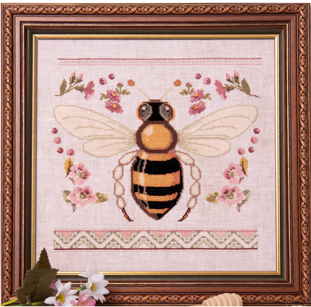 Bee and Blossoms ~ Samplers and Primitives