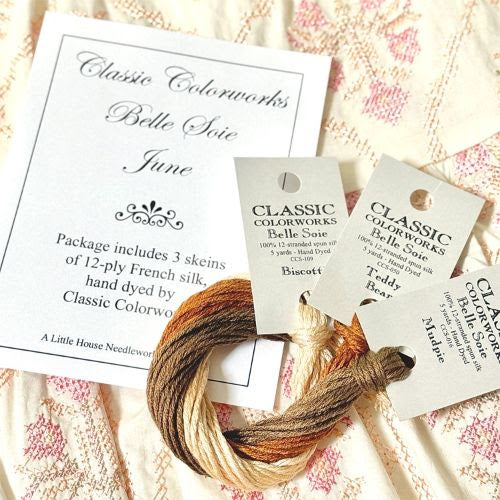 "June" Classic Colorworks Belle Soie Monthly Silk Pack ~ Belle Soie Silks