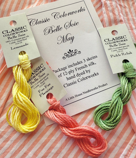 "May" Classic Colorworks Belle Soie Monthly Silk Pack ~ Belle Soie Silks