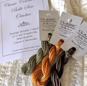 "October" Classic Colorworks Belle Soie Monthly Silk Pack ~ Belle Soie Silks