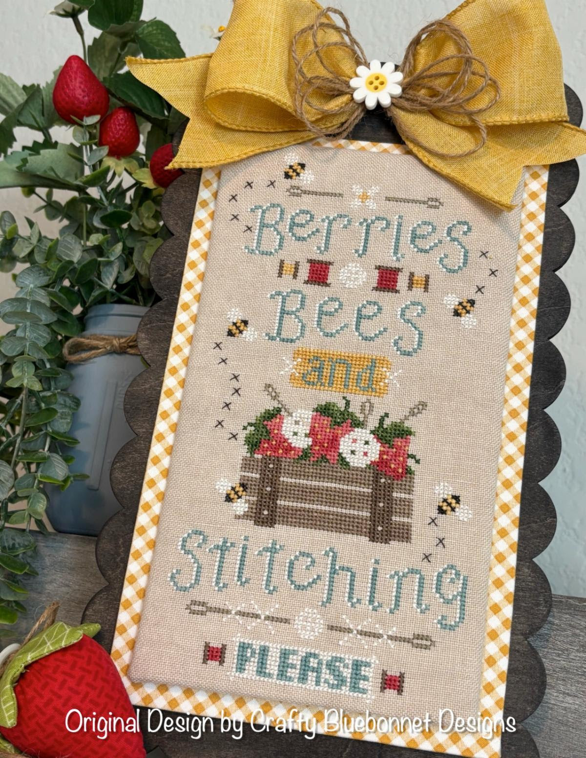 *PREORDER* Berries, Bees and Stitching Please ~ Crafty Bluebonnet Designs ~ Nashville Needlework Market 2026