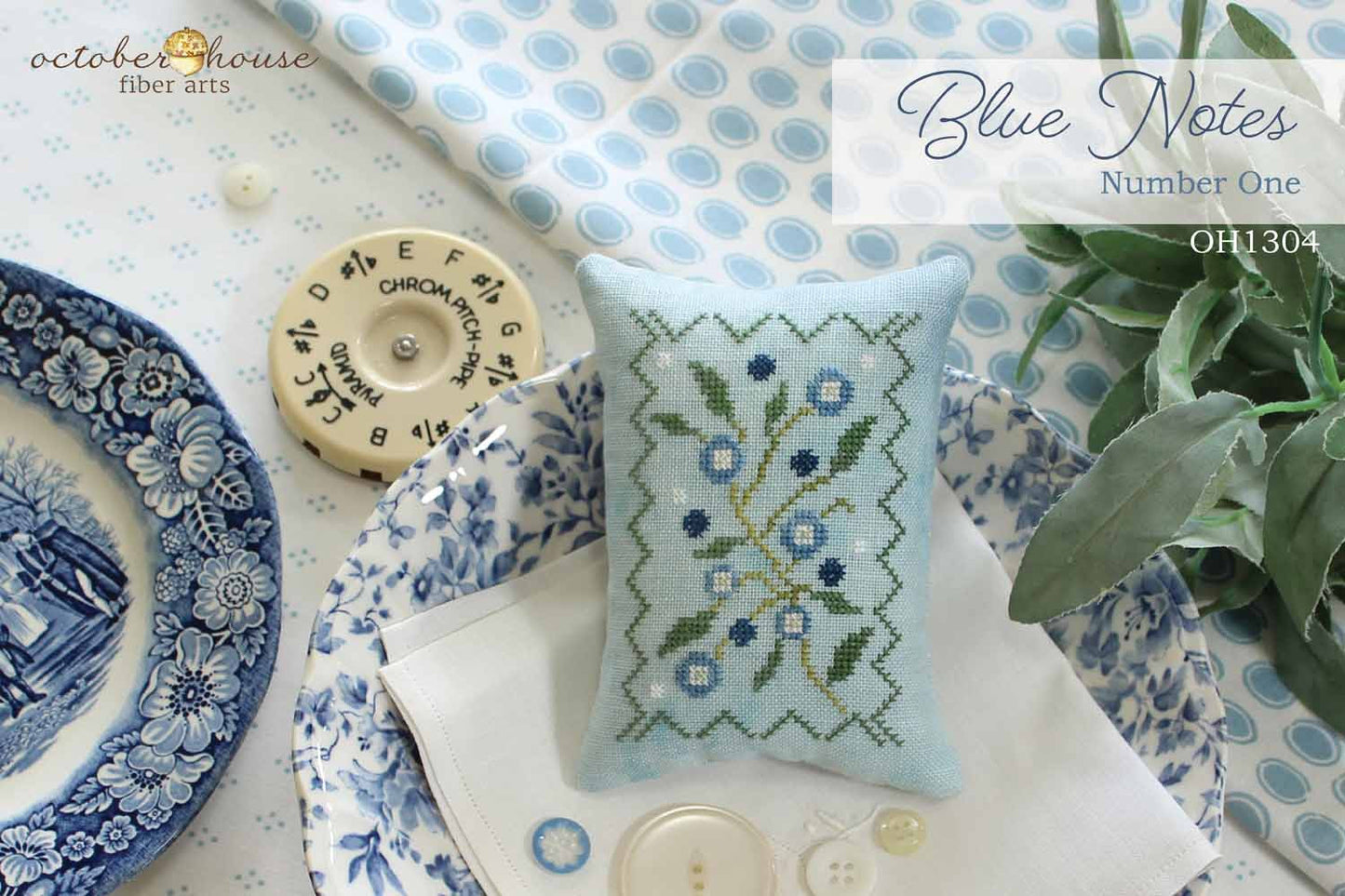 Blue Notes - Set of 3 ~ October House ~ Nashville Needlework Market 2026