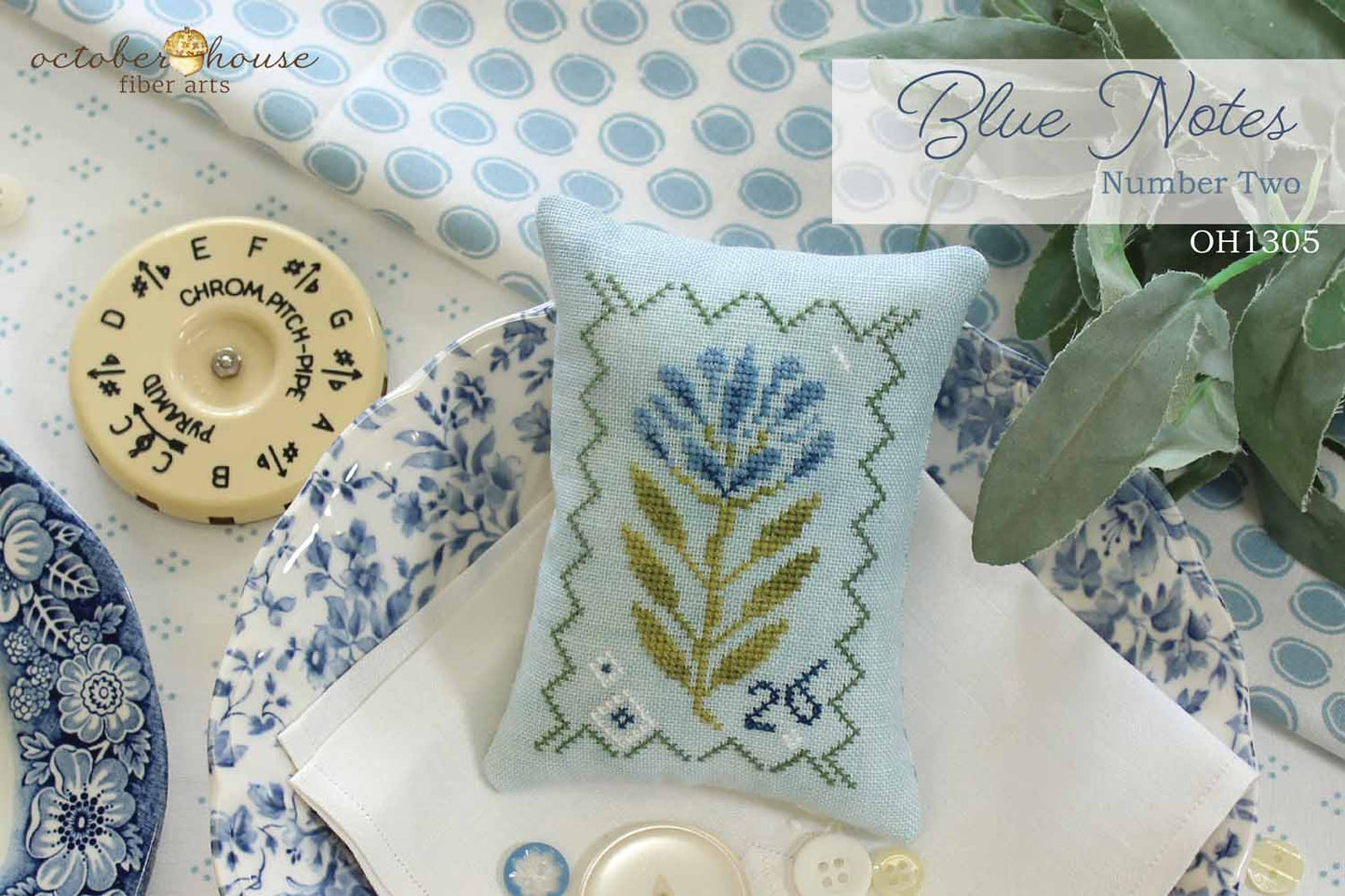 Blue Notes - Set of 3 ~ October House ~ Nashville Needlework Market 2026