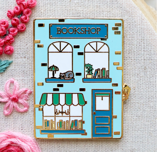 Bookshop Needle Minder ~ Flamingo Toes