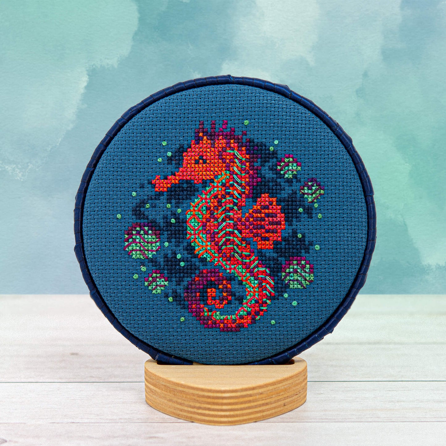 Bubble Seahorse ~ Beneath the Waves Palette ~ Counting Puddles ~ Nashville Needlework Market 2026
